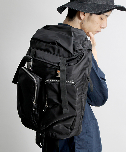 WEGO（ウィゴー）の「WEGO/ダブルポケットバックパック（バックパック/リュック・メンズ・ブラック/カーキ/カモフラージュ・FREE）」の16枚目の写真