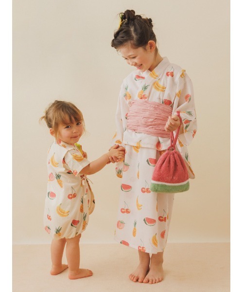 gelato pique（ジェラートピケ）の「【KIDS】スムーズィーフルーツ巾着