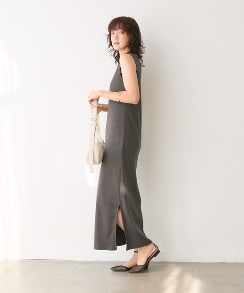 RIVE DROITE（リヴドロワ）の「2WAYリブタンクワンピース（ワンピース