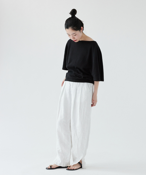 【美品】IENA イエナ　コットンギマフレアスリーブプルオーバー　24SS IENA（イエナ）の「コットンギマ フレアスリーブプルオーバー