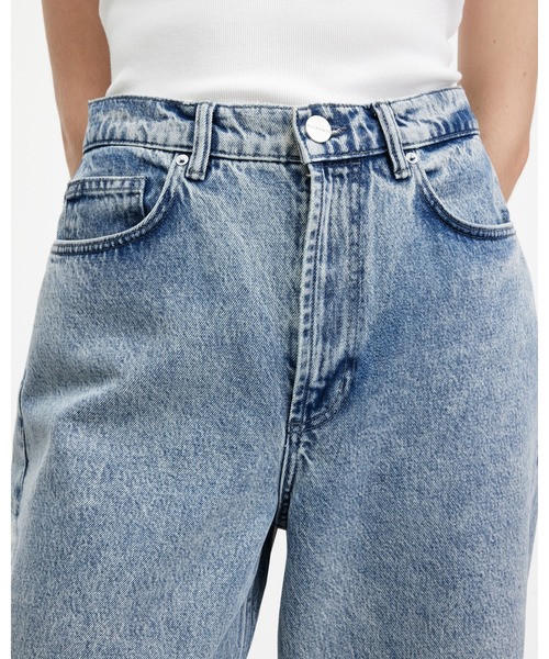 ALLSAINTS（オールセインツ）の「BLAKE LOW SLUNG WIDE LEG DENIM JEANS | BLAKE ロー スラング ワイド レッグ デニム ジーンズ（デニムパンツ・レディース・インディゴブルー・26/27/28/25/24）」の7枚目の写真
