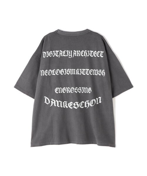 DANKE SCHON（ダンケシェーン）の「【WEB&DEPOT限定】DankeSchon/活性染ロゴ S/S Tee（Tシャツ/カットソー・メンズ・ブラック/ベージュ・M/L）」の14枚目の写真
