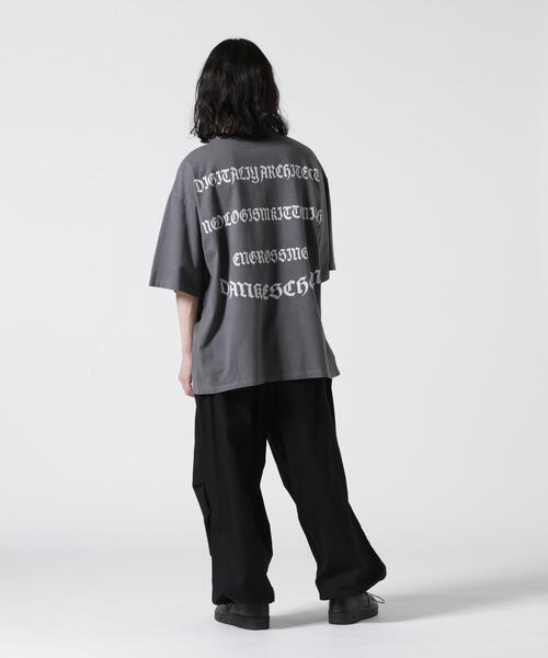 DANKE SCHON（ダンケシェーン）の「【WEB&DEPOT限定】DankeSchon/活性染ロゴ S/S Tee（Tシャツ/カットソー・メンズ・ブラック/ベージュ・M/L）」の16枚目の写真