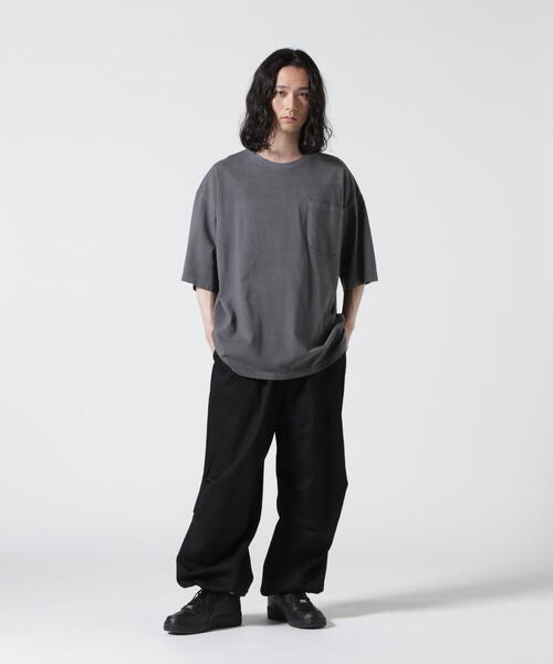 DANKE SCHON（ダンケシェーン）の「【WEB&DEPOT限定】DankeSchon/活性染ロゴ S/S Tee（Tシャツ/カットソー・メンズ・ブラック/ベージュ・M/L）」の17枚目の写真