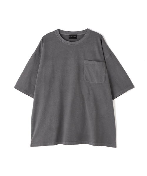 DANKE SCHON（ダンケシェーン）の「【WEB&DEPOT限定】DankeSchon/活性染ロゴ S/S Tee（Tシャツ/カットソー・メンズ・ブラック/ベージュ・M/L）」の18枚目の写真