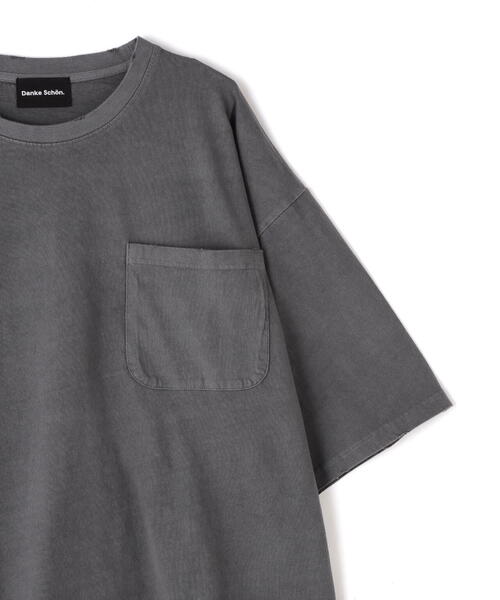 DANKE SCHON（ダンケシェーン）の「【WEB&DEPOT限定】DankeSchon/活性染ロゴ S/S Tee（Tシャツ/カットソー・メンズ・ブラック/ベージュ・M/L）」の20枚目の写真