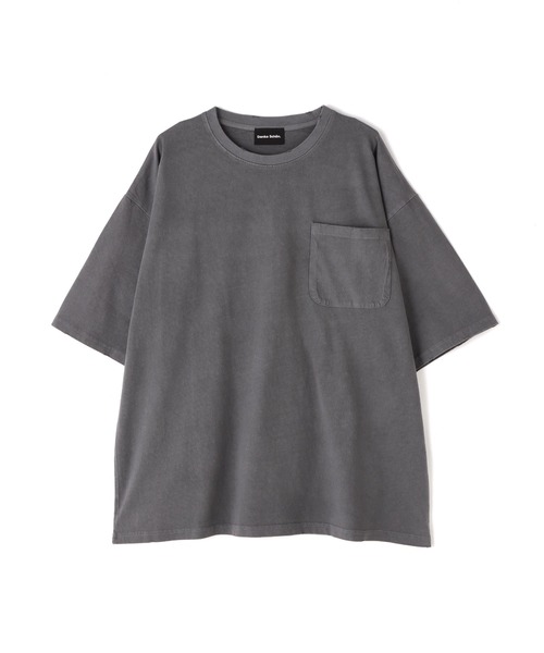 DANKE SCHON（ダンケシェーン）の「【WEB&DEPOT限定】DankeSchon/活性染ロゴ S/S Tee（Tシャツ/カットソー・メンズ・ブラック/ベージュ・M/L）」の11枚目の写真