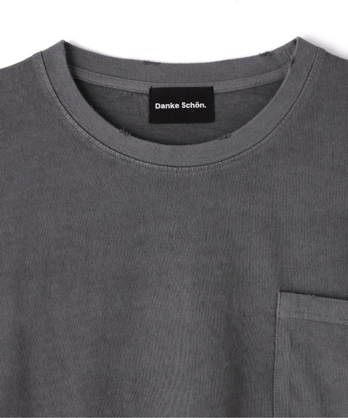 DANKE SCHON（ダンケシェーン）の「【WEB&DEPOT限定】DankeSchon/活性染ロゴ S/S Tee（Tシャツ/カットソー・メンズ・ブラック/ベージュ・M/L）」の12枚目の写真