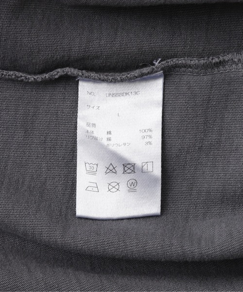 DANKE SCHON（ダンケシェーン）の「【WEB&DEPOT限定】DankeSchon/活性染ロゴ S/S Tee（Tシャツ/カットソー・メンズ・ブラック/ベージュ・M/L）」の7枚目の写真