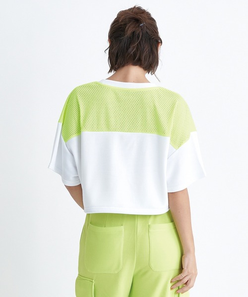 ROXY(ロキシー)の「GREEN SPROUT/ロキシー速乾半袖ドローコード付きクロップドTシャツ(Tシャツ/カットソー・レディース・ミント/ホワイト/ブラック・LARGE/MEDIUM/SMALL)」の21枚目の写真