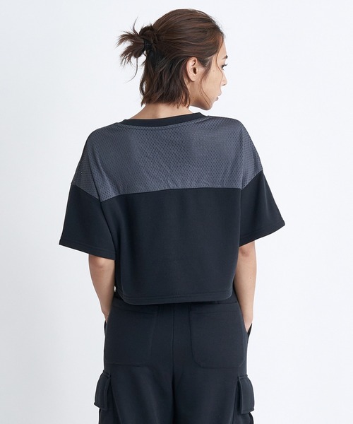 ROXY(ロキシー)の「GREEN SPROUT/ロキシー速乾半袖ドローコード付きクロップドTシャツ(Tシャツ/カットソー・レディース・ミント/ホワイト/ブラック・LARGE/MEDIUM/SMALL)」の11枚目の写真