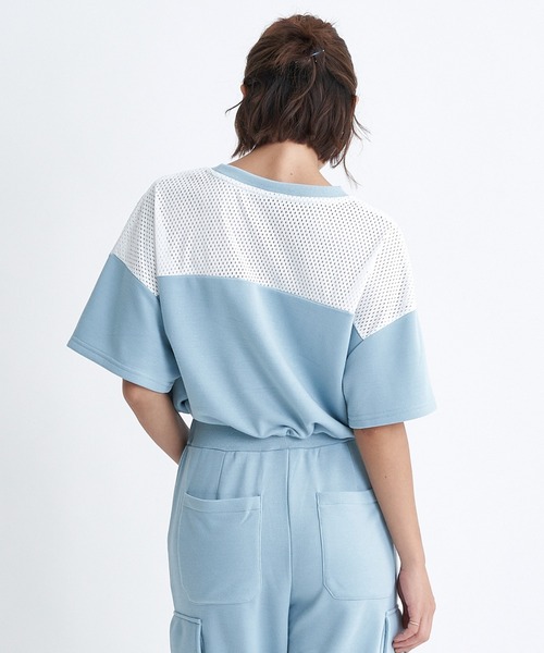 ROXY(ロキシー)の「GREEN SPROUT/ロキシー速乾半袖ドローコード付きクロップドTシャツ(Tシャツ/カットソー・レディース・ミント/ホワイト/ブラック・LARGE/MEDIUM/SMALL)」の9枚目の写真