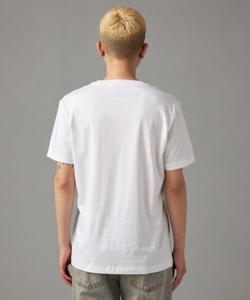 Calvin Klein（カルバン・クライン）の「CK ロゴ レギュラー Tシャツ（Tシャツ/カットソー・メンズ・ブラック/ホワイト・M/L/S/XL）」の13枚目の写真