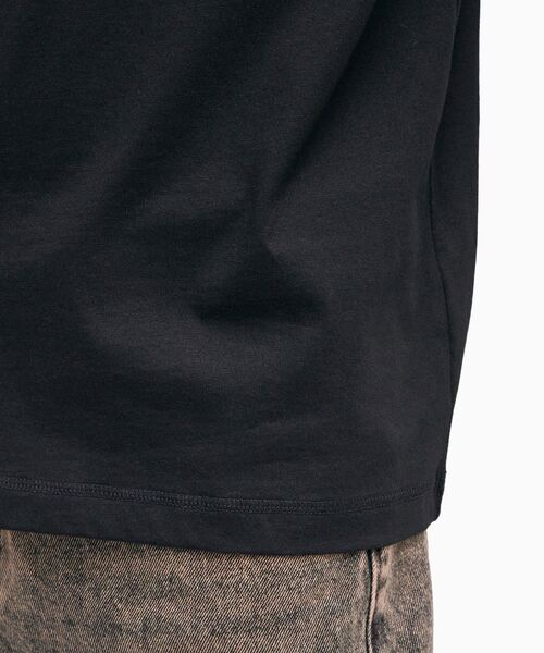 Calvin Klein（カルバン・クライン）の「CK ロゴ レギュラー Tシャツ（Tシャツ/カットソー・メンズ・ブラック/ホワイト・M/L/S/XL）」の5枚目の写真
