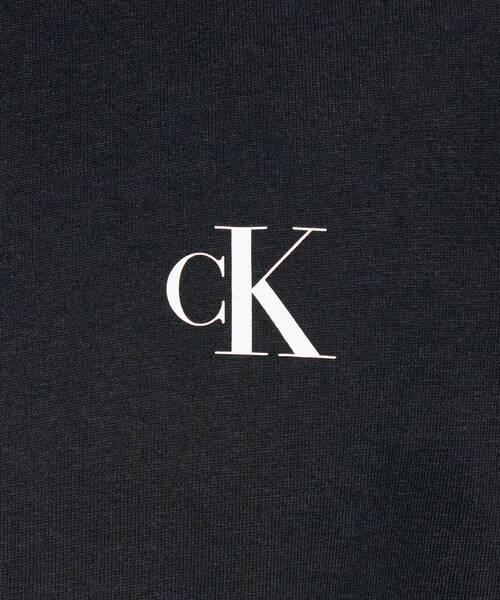 Calvin Klein（カルバン・クライン）の「CK ロゴ レギュラー Tシャツ（Tシャツ/カットソー・メンズ・ブラック/ホワイト・M/L/S/XL）」の4枚目の写真