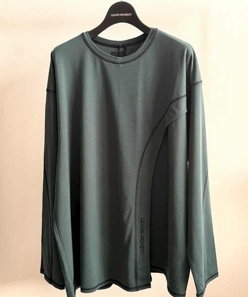 LEANN MOMENT(リーンモーメント)の「Asymmetry cross stitch cut top(Tシャツ/カットソー・レディース・ホワイト/ブラック/グリーン・SMALL/MEDIUM)」の21枚目の写真