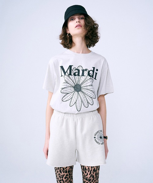 TSHIRT FLOWERMARDI（Tシャツ/カットソー）｜Mardi Mercredi