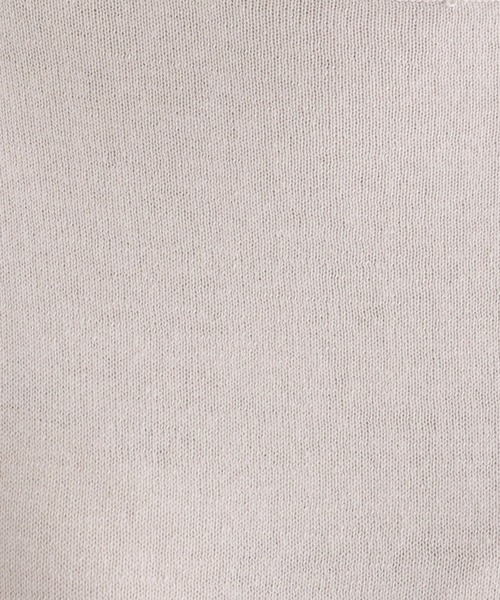 袖脇オープンラウンドネック5分袖ニット（ニット/セーター）｜ElegChic（エレグシック）