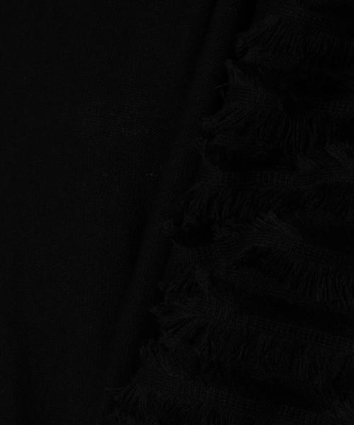 Another Edition(アナザーエディション)の「ソデフリンジニットプルオーバー/ AEBC C/Rソデフリンジ PO◆(ニット/セーター・レディース・ブラック/ベージュ/ワイン・フリー)」の13枚目の写真