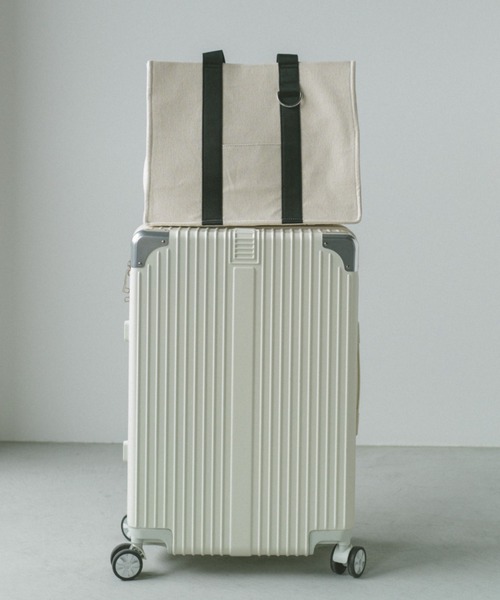 VANNIE U（ヴァニーユー）の「キャリーオントラベルトートバッグ（トートバッグ・レディース・アイボリー/ブラック/ダークブラウン・FREE）」の18枚目の写真