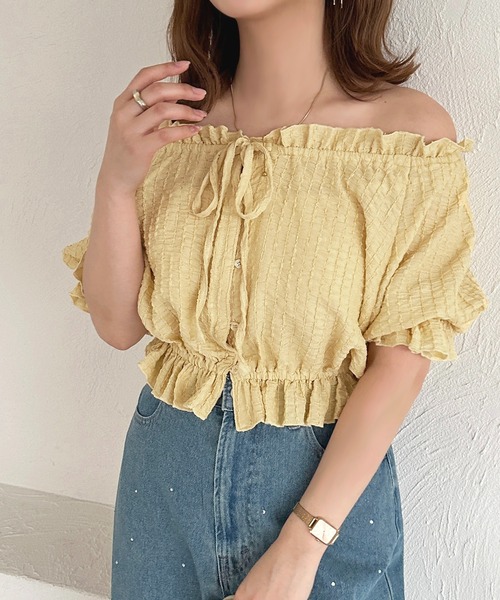 リボンパフブラウス【ZOZOTOWN限定アイテム】（シャツ/ブラウス