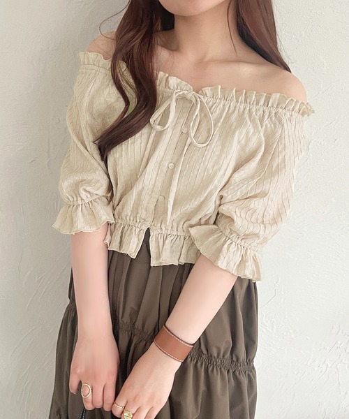 リボンパフブラウス【ZOZOTOWN限定アイテム】（シャツ/ブラウス