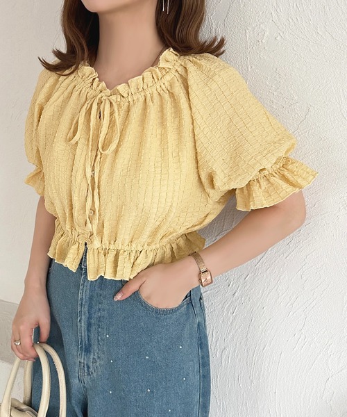 リボンパフブラウス【ZOZOTOWN限定アイテム】（シャツ/ブラウス