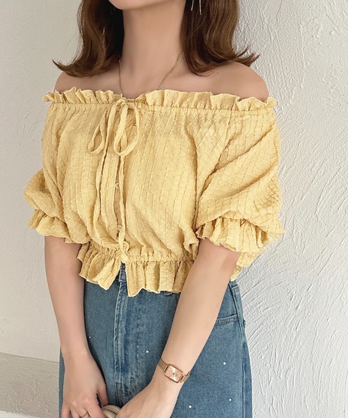 リボンパフブラウス【ZOZOTOWN限定アイテム】（シャツ/ブラウス