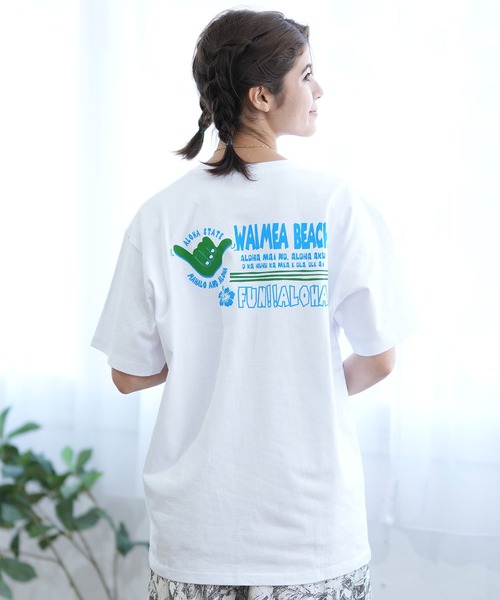 セール】ALOHA PEOPLE/アロハピープル 半袖Tシャツ バック