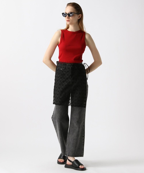 FOREVER 21（フォーエバー トゥエンティーワン）の「【2024SS】ラップレーススカート（スカート・レディース・ブラック/オフホワイト・FREE）」の7枚目の写真