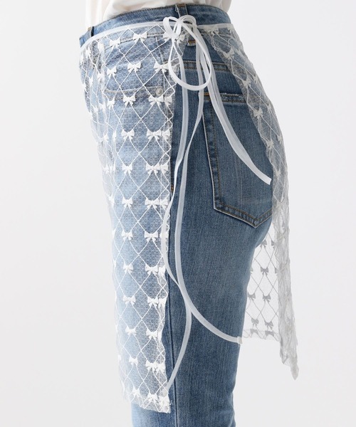 FOREVER 21（フォーエバー トゥエンティーワン）の「【2024SS】ラップレーススカート（スカート・レディース・ブラック/オフホワイト・FREE）」の11枚目の写真
