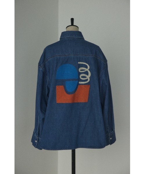 BLACK BY MOUSSY(ブラックバイマウジー)の「embroidery shirt(エンブロイダリーシャツ)(シャツ/ブラウス・レディース・ブルー・FREE)」の3枚目の写真