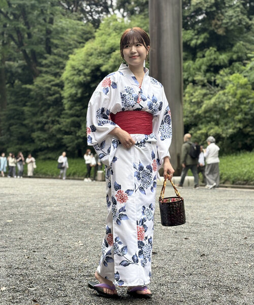 un dix cors（アンディコール）の「《カラーで楽しむ夏映え》浴衣（手袋・レディース・レッド/グリーン/イエロー/ブルー・FREE）」の12枚目の写真