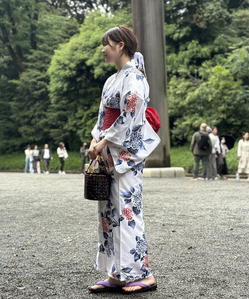 un dix cors（アンディコール）の「《カラーで楽しむ夏映え》浴衣（手袋・レディース・レッド/グリーン/イエロー/ブルー・FREE）」の11枚目の写真