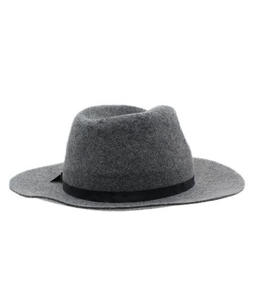 ikka（イッカ）の「フェルトツバ広ハット（ハット・レディース・グレー/ブラック/キャメル/ベージュ・FREE）」の6枚目の写真