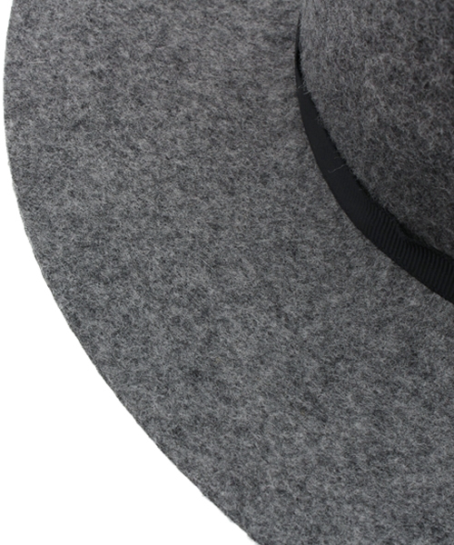 ikka（イッカ）の「フェルトツバ広ハット（ハット・レディース・グレー/ブラック/キャメル/ベージュ・FREE）」の7枚目の写真