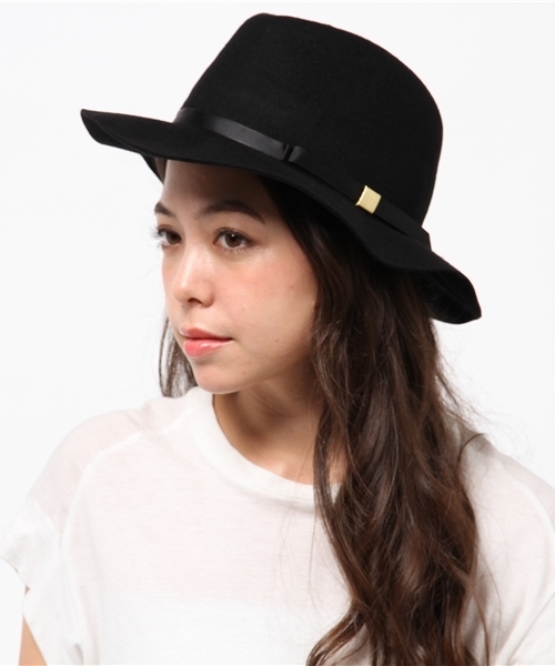 ikka（イッカ）の「フェルトツバ広ハット（ハット・レディース・グレー/ブラック/キャメル/ベージュ・FREE）」の12枚目の写真