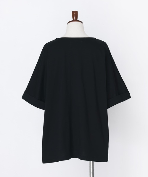 somari imagination(ソマリ イマジネーション)の「『フェイクパールリボンTシャツ』(Tシャツ/カットソー・レディース・ブラック/オフホワイト/ブルー・FREE)」の15枚目の写真