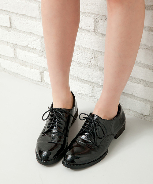 fifth(フィフス)の「エナメルオックスフォードシューズ(その他シューズ・レディース・ブラック/ホワイト・23.0cm/24.0cm/23.5cm/24.5cm)」の12枚目の写真