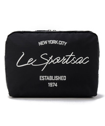 LeSportsac（レスポートサック）の「EXTRA LARGE RECTANGULAR COSMETIC ブラックスクリプトコスメティック（ポーチ・メンズ）」