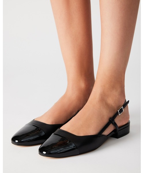 サイズ7.5 美品スティーブマデン フラットパンプス STEVE MADDEN(スティーブ・マデン)｜BELINDA バイカラーフラット