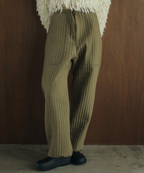パンツ anuke Quilting Line Pants anuke（アンヌーク）の「Quilting Line Pants（スウェットパンツ