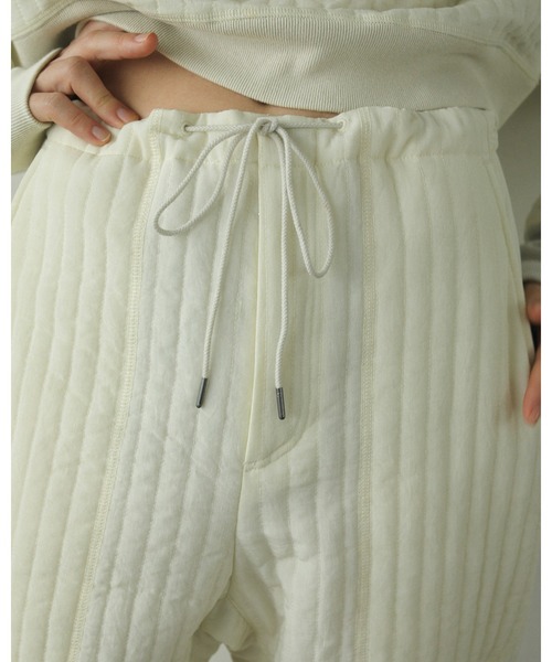 【セール】Quilting Line Pants（スウェットパンツ）｜anuke（アンヌーク）