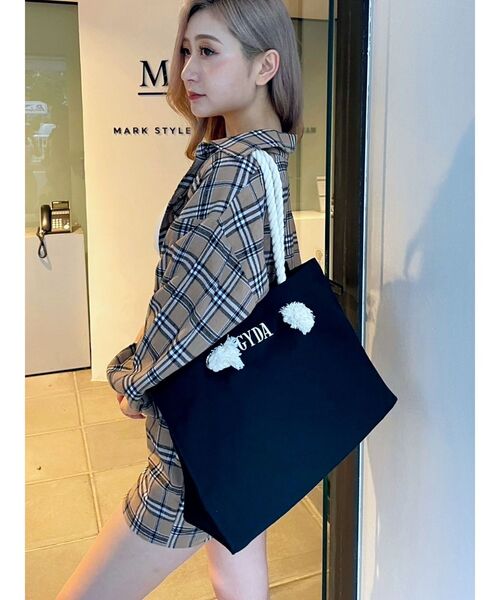 GYDA ロープL トートバッグ GYDA トートバッグ GYDAロープLトートBAG レディース