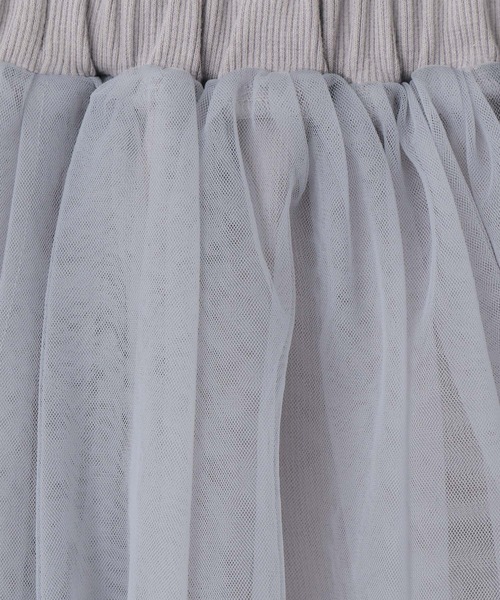 LOWRYS FARM(ローリーズファーム)の「チュールバルーンスカート 135126(スカート・キッズ・グレー/ブラック・110cm/120cm/130cm/140cm/150cm)」の9枚目の写真