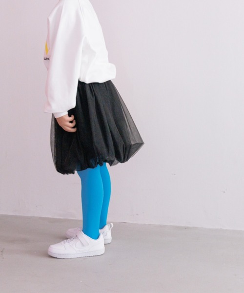 LOWRYS FARM(ローリーズファーム)の「チュールバルーンスカート 135126(スカート・キッズ・グレー/ブラック・110cm/120cm/130cm/140cm/150cm)」の11枚目の写真