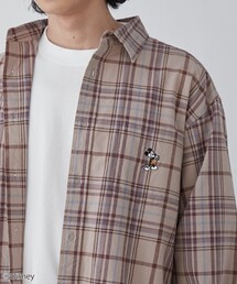 coen限定／Disney（ディズニー）チェックシャツ