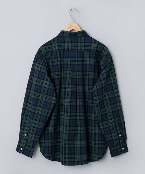 Disney（ディズニー）の「coen限定／Disney（ディズニー）チェックシャツ（シャツ/ブラウス・メンズ・ベージュ/ダークグリーン・M/L/XL）」の10枚目の写真