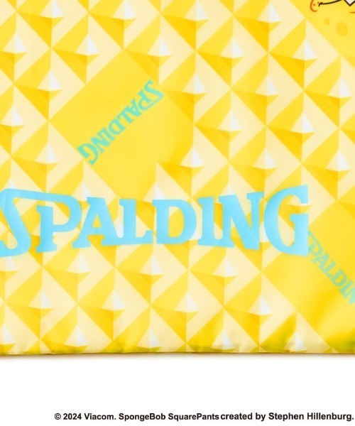 SPALDING(スポルディング)の「【SPALDING/スポルディング】パッカブルトートバッグ/スポンジボブコラボアイテム(トートバッグ・メンズ・イエロー/マルチ/ライトイエロー・FREE)」の5枚目の写真