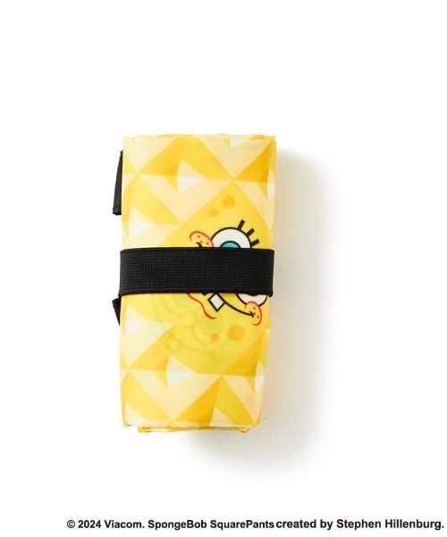 SPALDING(スポルディング)の「【SPALDING/スポルディング】パッカブルトートバッグ/スポンジボブコラボアイテム(トートバッグ・メンズ・イエロー/マルチ/ライトイエロー・FREE)」の6枚目の写真